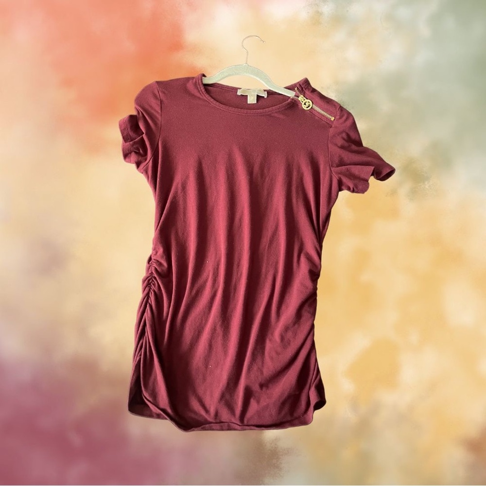 Burgundy Michael Kors Top
